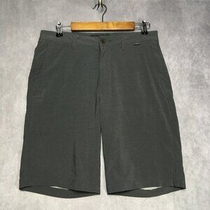 Travis Matthew‎ Mens Golf Shorts size 32 Gray Flat Front Nylon Poly Stretch